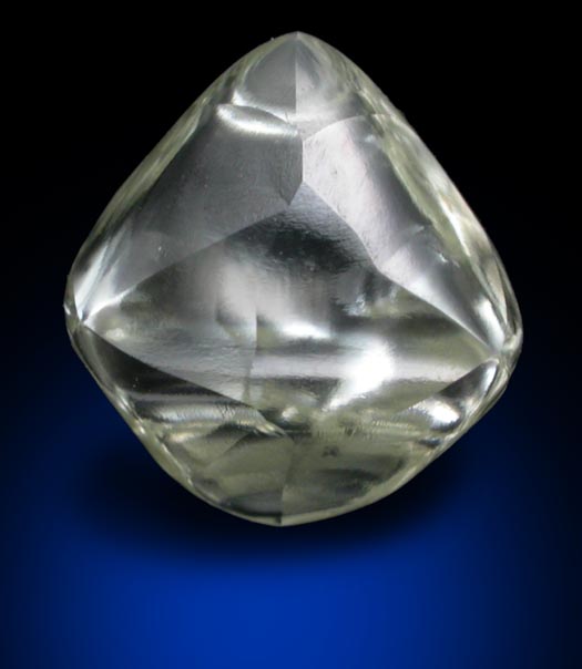 1.1 carat smooth and clear rough diamond octahedron – The Raw Stone