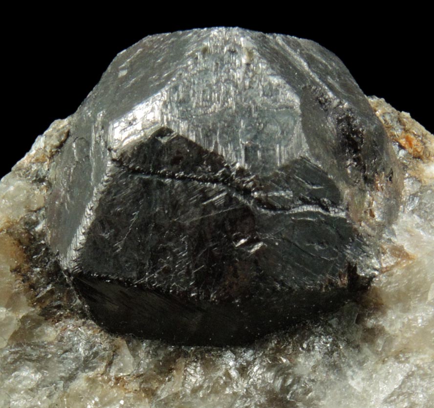 Detail view of mineral Almandine Garnet for sale from Manhattan Island, New York City, New York County, New York