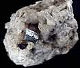 Mineral specimen: Fluorapatite and Albite from Songo Pond Quarry, Albany, Maine.