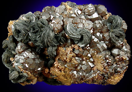 Hematite and Andradite Garnet from Aghia Marina, Serifos Island, Greece