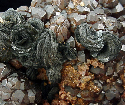 Hematite and Andradite Garnet from Aghia Marina, Serifos Island, Greece