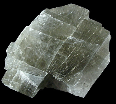 Millerite in Calcite from Keokuk, Lee County, Iowa