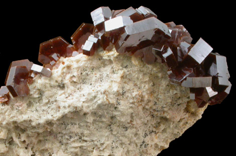 Vanadinite from Mibladen, Haute Moulouya Basin, Zeida-Aouli-Mibladen belt, Midelt Province, Morocco