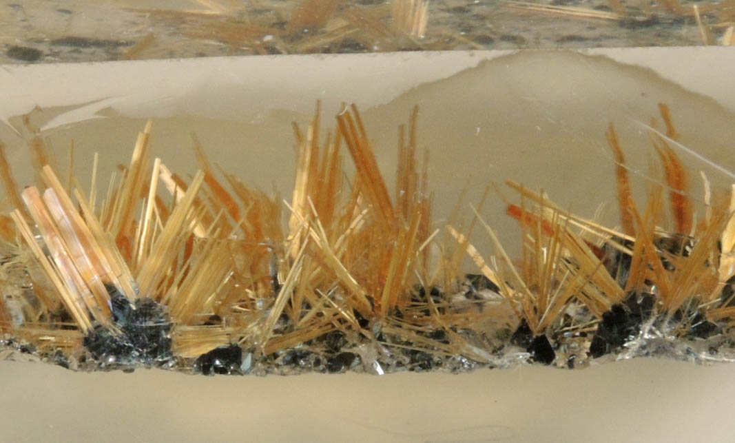 Quartz with Rutile and Hematite inclusions from Novo Horizonte, Bahia, Brazil