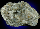 Apophyllite with golden Calcite from Cornwall Iron Mines, Cornwall, Lebanon County, Pennsylvania