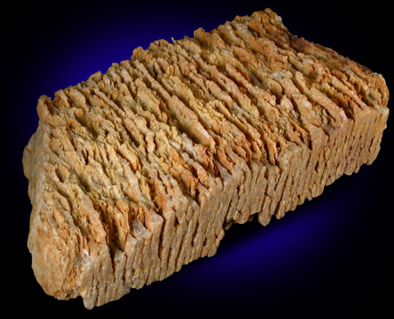 Microcline with etched surfaces from Shaw and Esrey Quarry, Chester Station, Delaware County, Pennsylvania