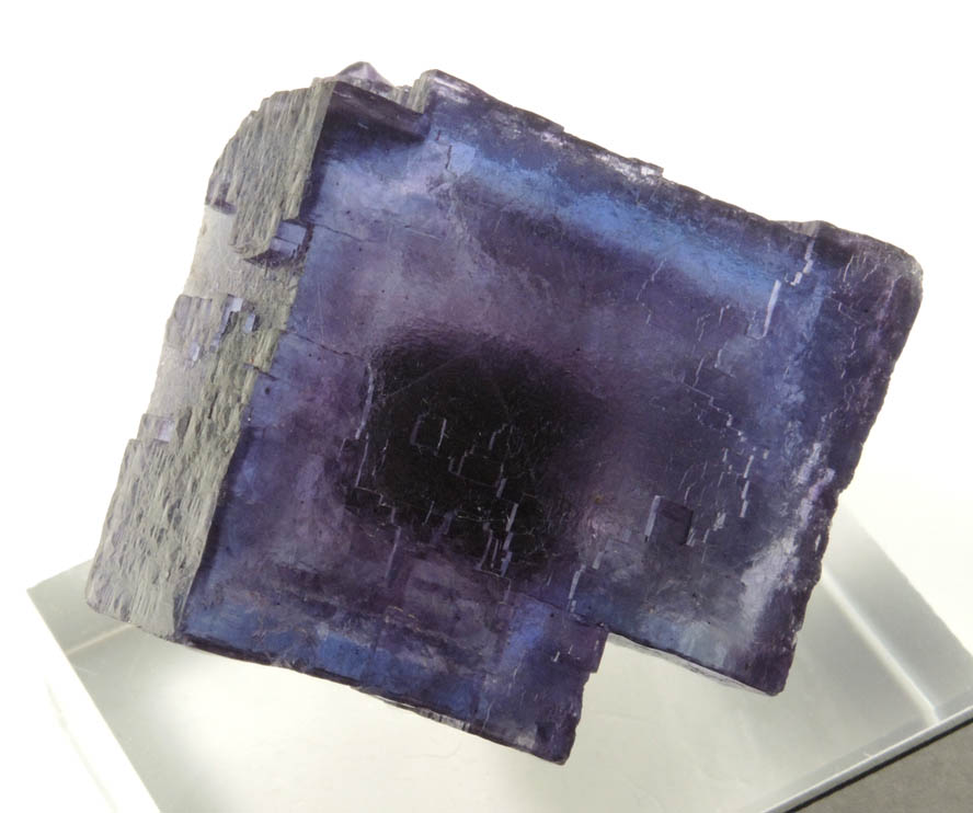 Fluorite (bi-colored zoned crystals) from Denton Mine, Rosiclare Level, Harris Creek District, Hardin County, Illinois