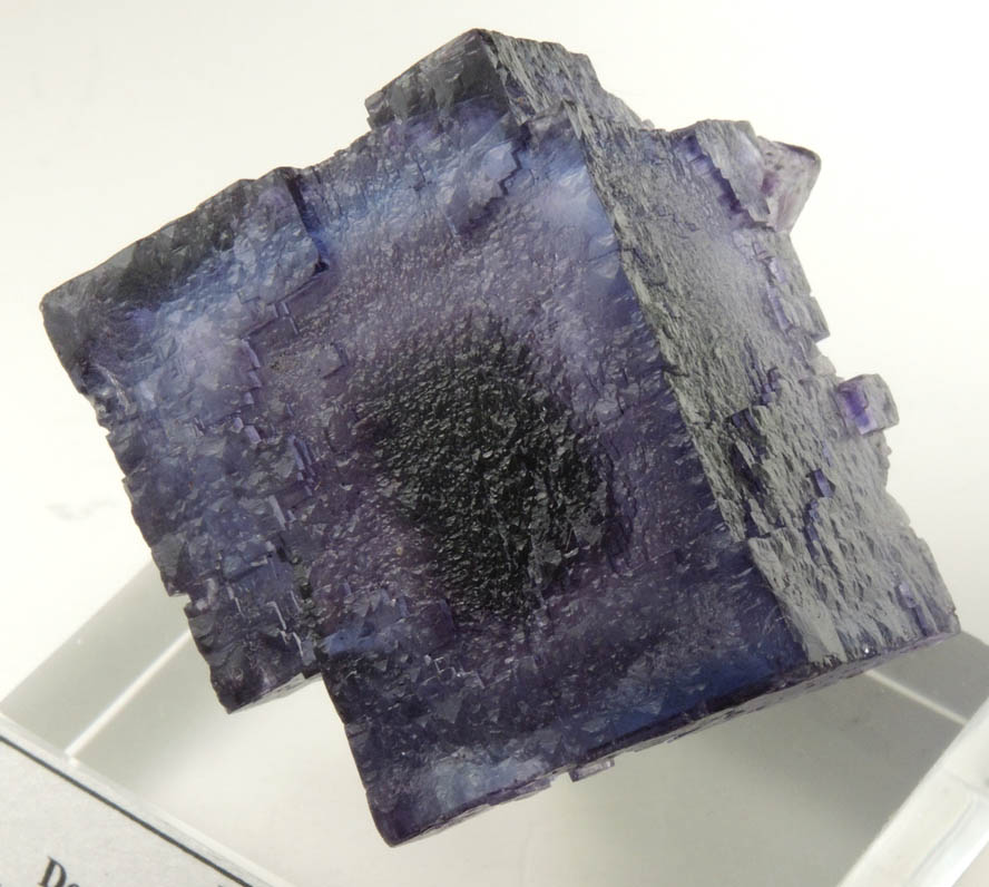 Fluorite (bi-colored zoned crystals) from Denton Mine, Rosiclare Level, Harris Creek District, Hardin County, Illinois