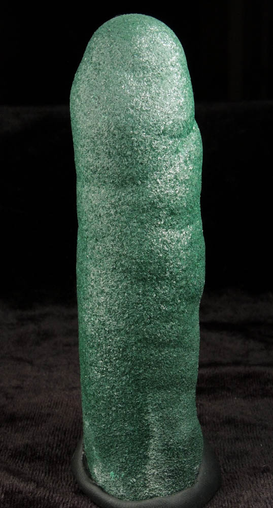 Malachite Stalactite from Mashamba Mines, 10 km west of Kolwezi, Katanga Copperbelt, Lualaba Province, Democratic Republic of the Congo