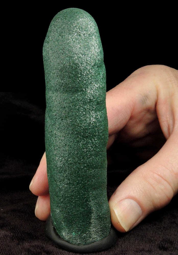 Malachite Stalactite from Mashamba Mines, 10 km west of Kolwezi, Katanga Copperbelt, Lualaba Province, Democratic Republic of the Congo