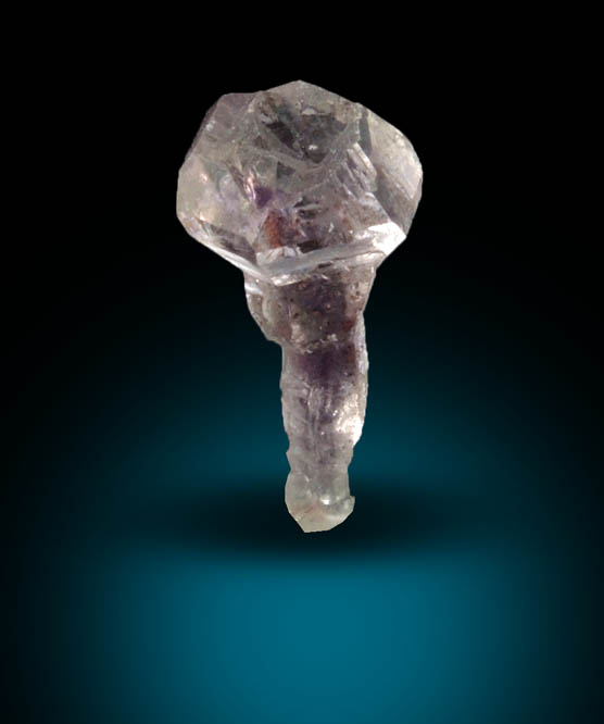 Quartz var Amethyst (reverse scepter habit) from Karur District, Tamil Nadu, India