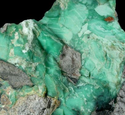 Quartz var. Chrysoprase from California?