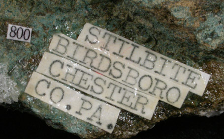 Stilbite, Datolite, Heulandite from Birdsboro, Chester County, Pennsylvania