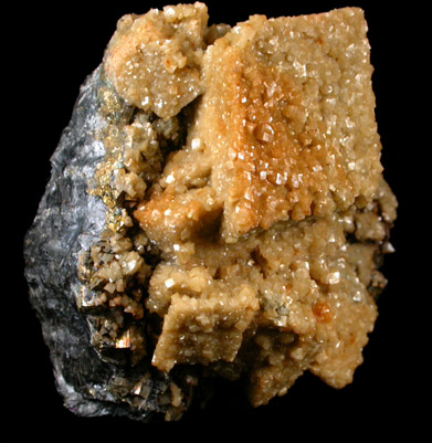 Siderite pseudomorph after Calcite from Turt Mine, Satu Mare, Maramures, Romania