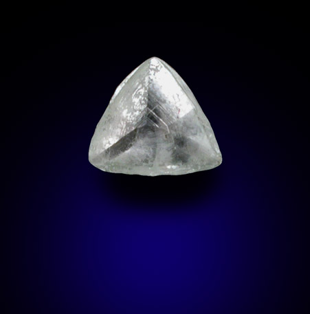 Diamond (0.18 carat colorless macle, twinned crystal) from Crater of Diamonds State Park, Murfreesboro, Pike County, Arkansas