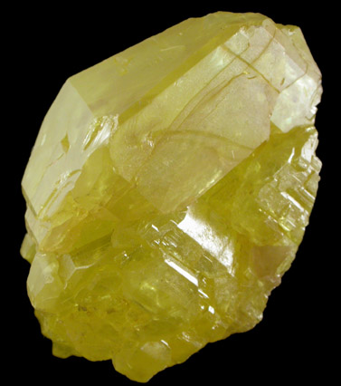 Sulfur from Scofield Quarry, Maybee, Monroe County, Michigan