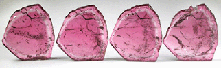 Elbaite var. Rubellite Tourmaline (see 43594-8) from Malchanskoye (Malkhan) pegmatite field, Chitinskaya Oblast', Transbaikalia, Siberia, Russia