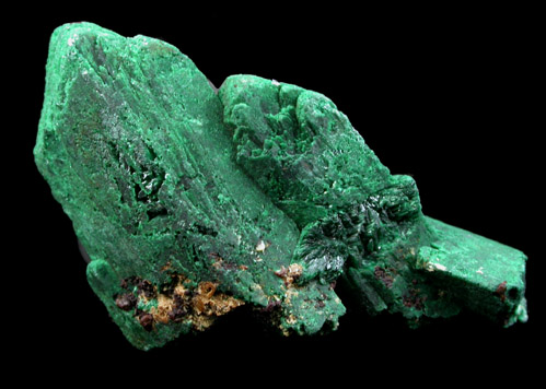 Malachite pseudomorphs after Azurite from Bisbee, Warren District, Cochise County, Arizona