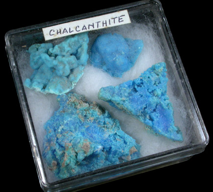 Chalcanthite from 3R Mine (Three-R Mine), Patagonia Mountains, Santa Cruz County, Arizona