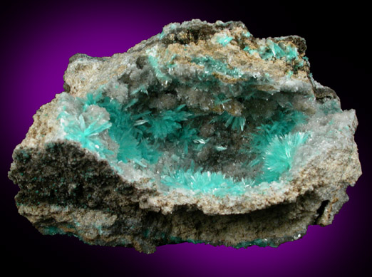 Aurichalcite and Hemimorphite from 79 Mine, Banner District, near Hayden, Gila County, Arizona