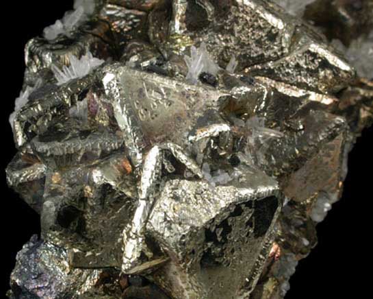 Pyrite with Quartz from Leonard Mine, Butte Mining District, Summit Valley, Silver Bow County, Montana