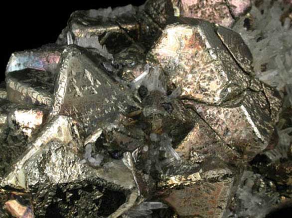 Pyrite with Quartz from Leonard Mine, Butte Mining District, Summit Valley, Silver Bow County, Montana