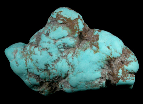 Turquoise from Morenci, Clifton District, Greenlee County, Arizona