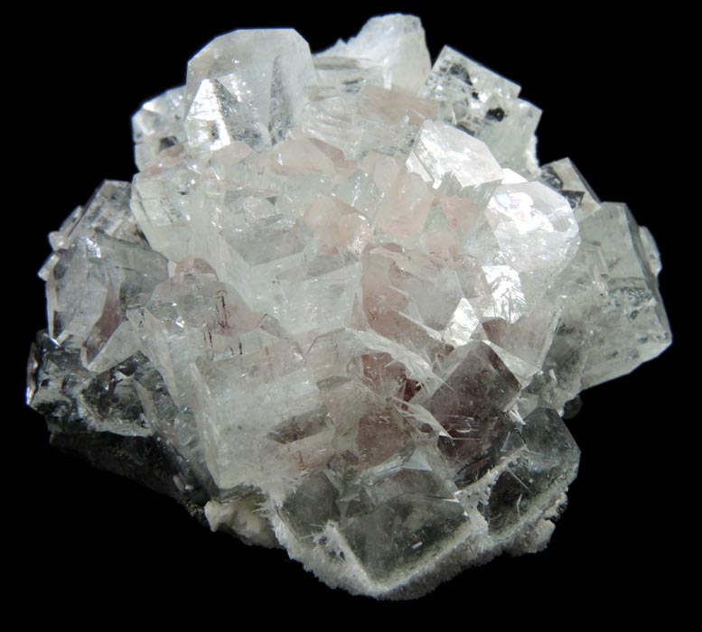 Apophyllite over Thomsonite with Stilbite from Rahuri, Nagar District, Maharashtra, India