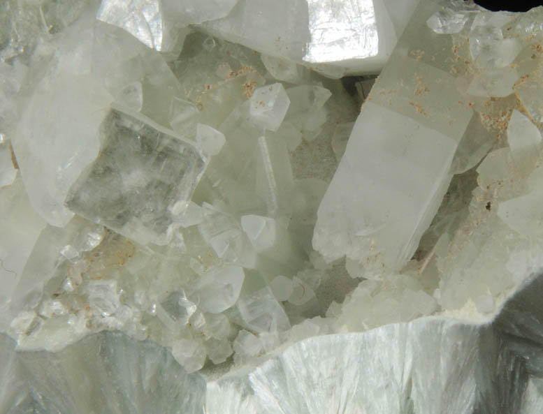 Apophyllite on Pectolite from Millington Quarry, Bernards Township, Somerset County, New Jersey