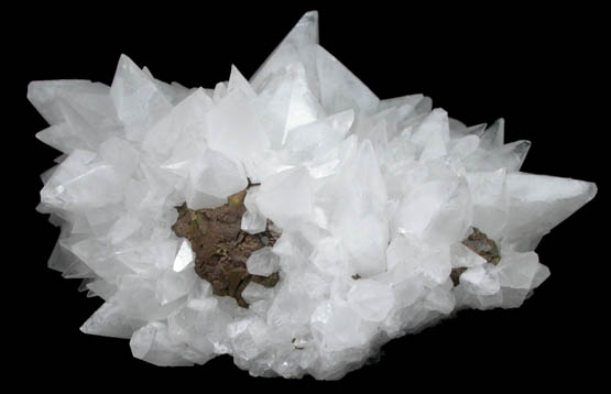 Calcite, Marcasite, Pyrite from attributed to La Farge Quarry(?), Buffalo, Scott County, Iowa