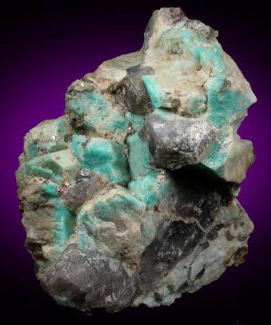 Microcline var. Amazonite from Black Cap Mountain, east of North Conway, Carroll County, New Hampshire