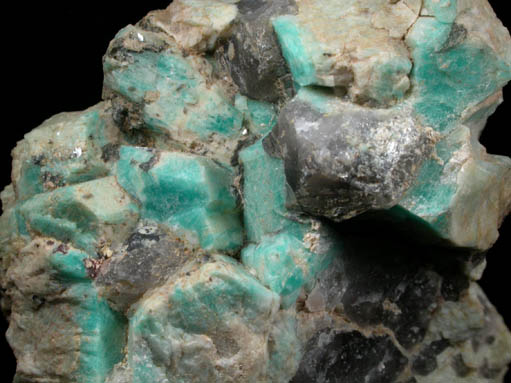 Microcline var. Amazonite from Black Cap Mountain, east of North Conway, Carroll County, New Hampshire