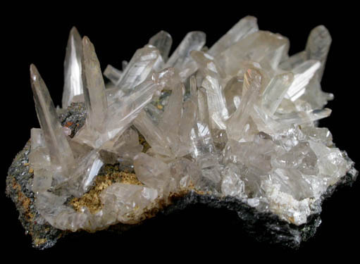 Cerussite (V-twinned crystals) from Touissit Mine, 21 km SSE of Oujda, Jerada Province, Oriental, Morocco