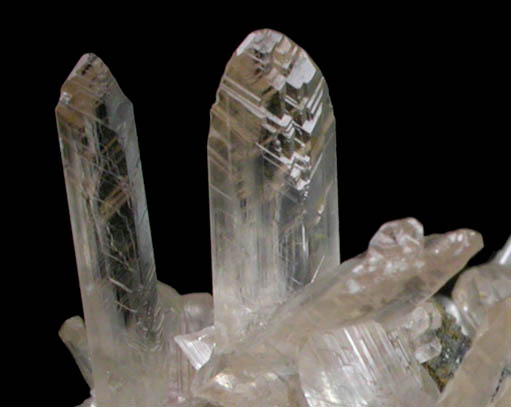 Cerussite (V-twinned crystals) from Touissit Mine, 21 km SSE of Oujda, Jerada Province, Oriental, Morocco