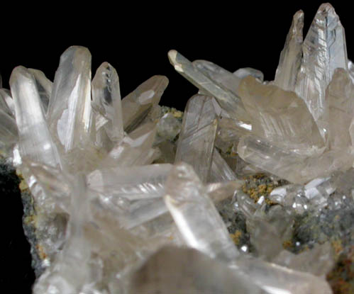 Cerussite (V-twinned crystals) from Touissit Mine, 21 km SSE of Oujda, Jerada Province, Oriental, Morocco