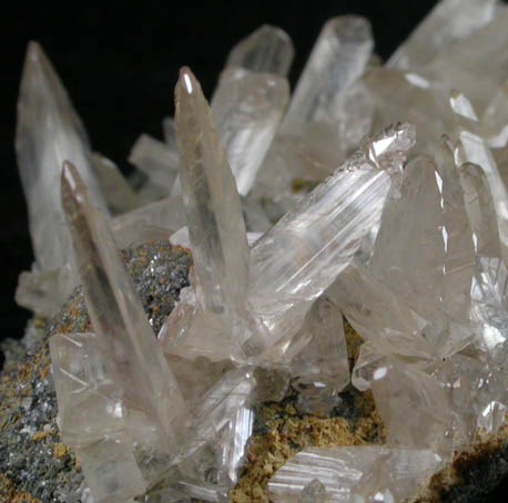 Cerussite (V-twinned crystals) from Touissit Mine, 21 km SSE of Oujda, Jerada Province, Oriental, Morocco