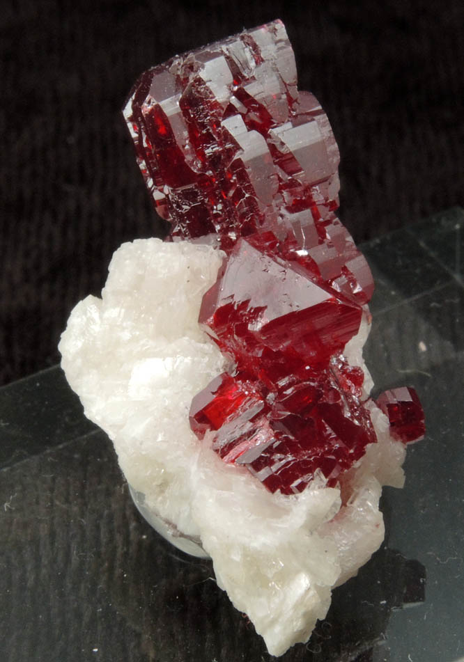 Cinnabar on Dolomite from Fenghuang, Xiangxi, Hunan, China