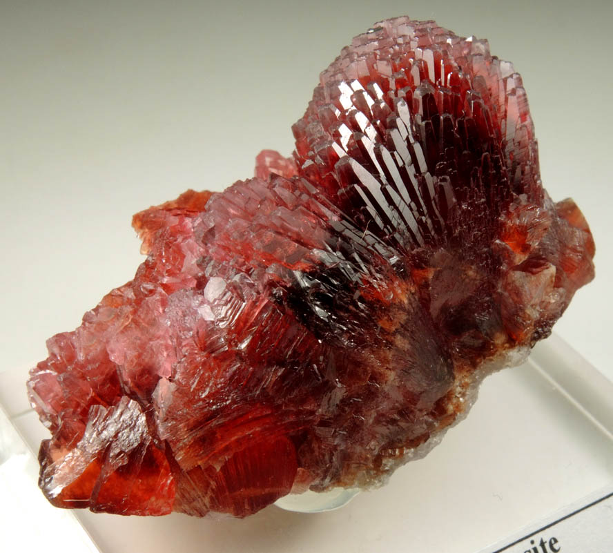 Rhodochrosite from Hotazel Mine, Kalahari Manganese Field, Northern Cape Province, South Africa