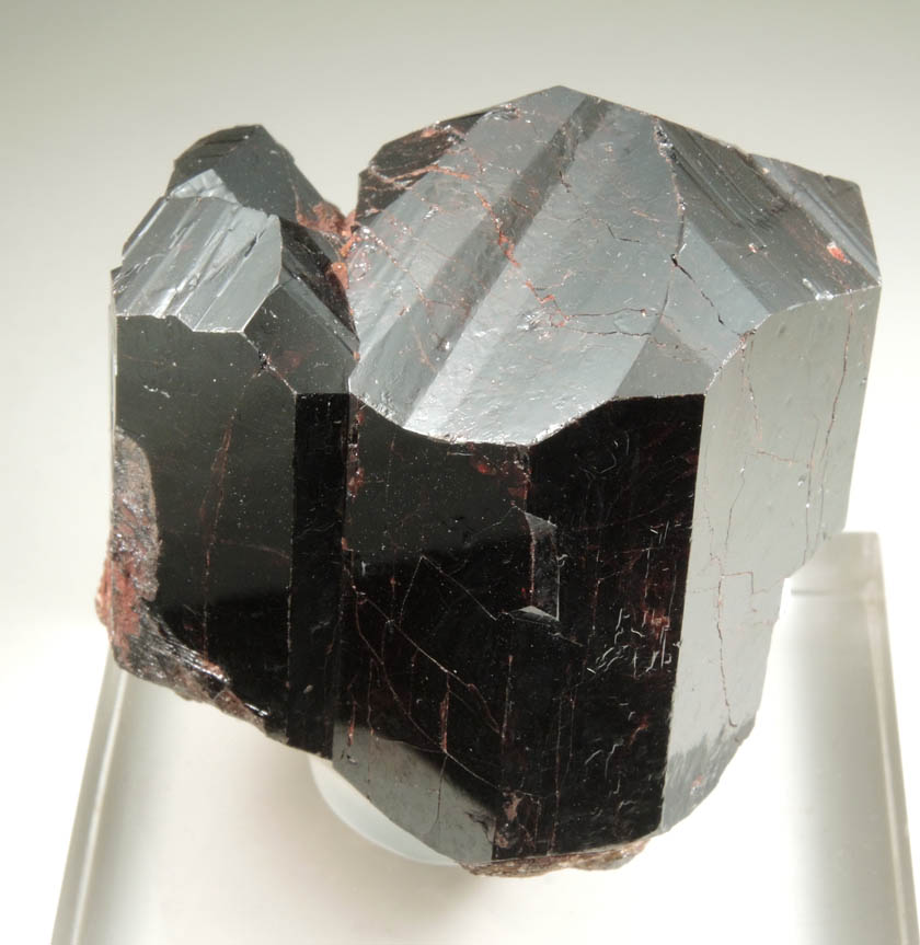 Rutile (twinned crystals) from Graves Mountain, 19.5 km east of Washington, Lincoln County, Georgia