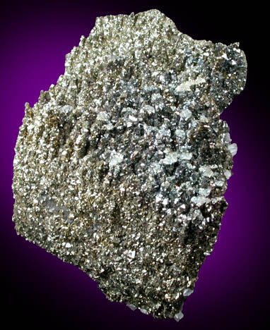 Pyrite (stalactitic formations) with Calcite from Linwood Mine, Buffalo, Scott County, Iowa