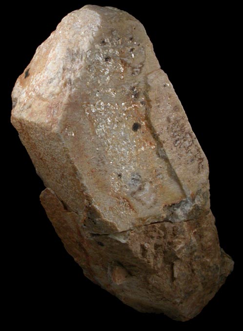Microcline (Baveno-law twinned) from Irving's Quarry, near 25th Street, Chester Township, Delaware County, Pennsylvania