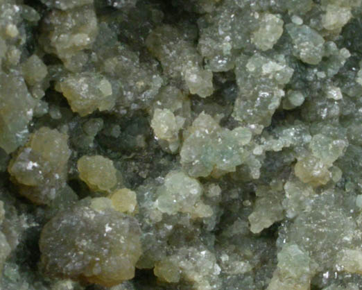 Quartz with green inclusions from Blue Hill, Media, Upper Providence Township, Delaware County, Pennsylvania