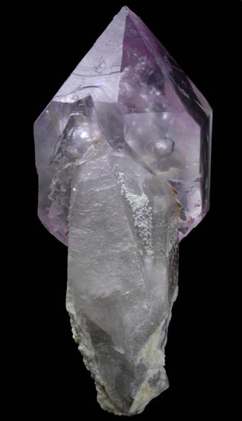 Quartz (Smoky-Amethyst Scepter) from Little Gem Mine, Upper Rader Creek, Jefferson County, Montana