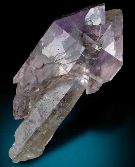 Quartz (Smoky-Amethyst Scepter) from Little Gem Mine, Upper Rader Creek, Jefferson County, Montana