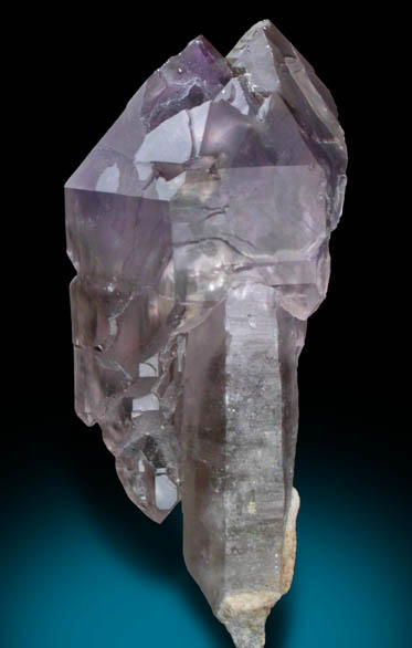 Quartz (Smoky-Amethyst Scepter) from Little Gem Mine, Upper Rader Creek, Jefferson County, Montana