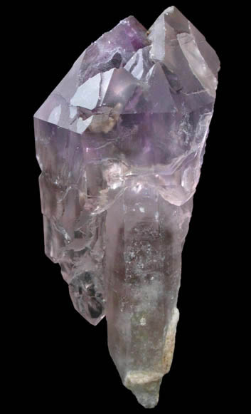 Quartz (Smoky-Amethyst Scepter) from Little Gem Mine, Upper Rader Creek, Jefferson County, Montana