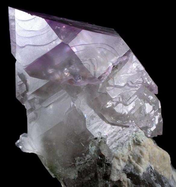 Quartz (Smoky-Amethyst Scepter) from Little Gem Mine, Upper Rader Creek, Jefferson County, Montana