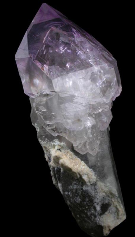 Quartz (Smoky-Amethyst Scepter) from Little Gem Mine, Upper Rader Creek, Jefferson County, Montana