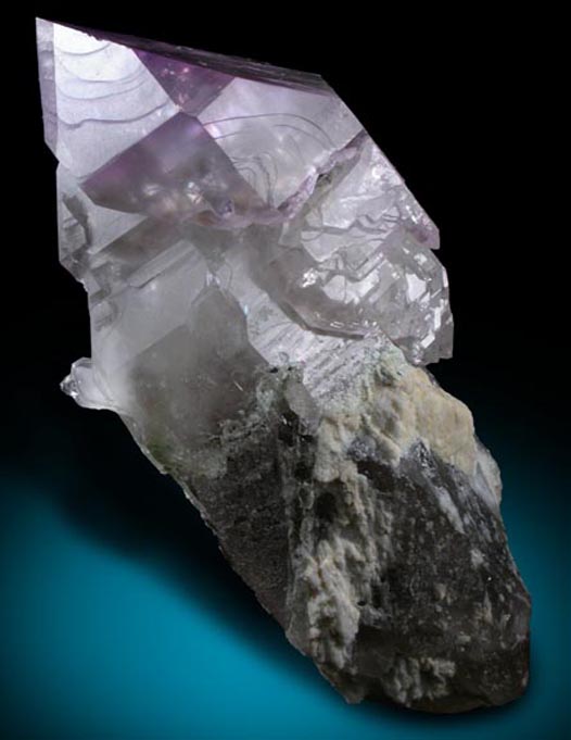 Quartz (Smoky-Amethyst Scepter) from Little Gem Mine, Upper Rader Creek, Jefferson County, Montana