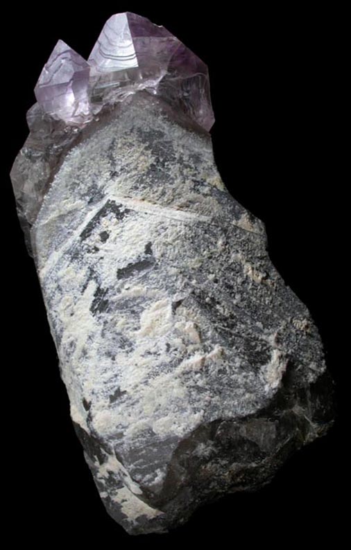 Quartz (Smoky-Amethyst Scepter) from Little Gem Mine, Upper Rader Creek, Jefferson County, Montana